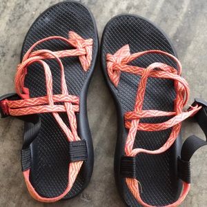 Orange Chaco’s size 8 women